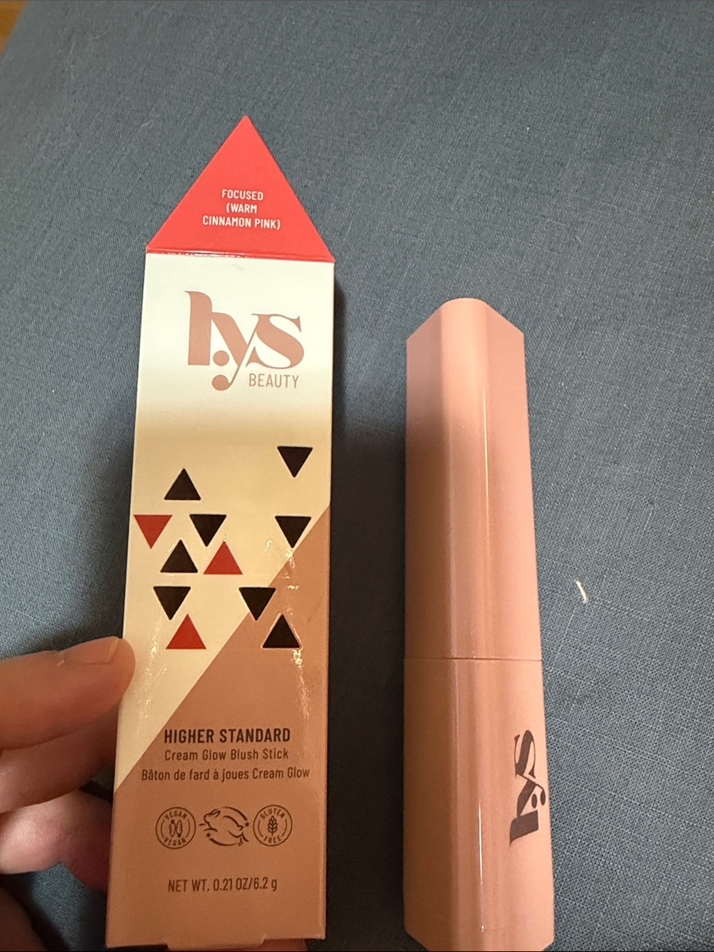 Lys Beauty Higher Standard Cream Glow Blush Stick - Focused (Warm Cinnamon Pink)